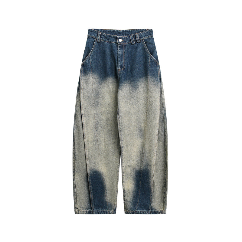 MilkMan Distressed Tapered Denim