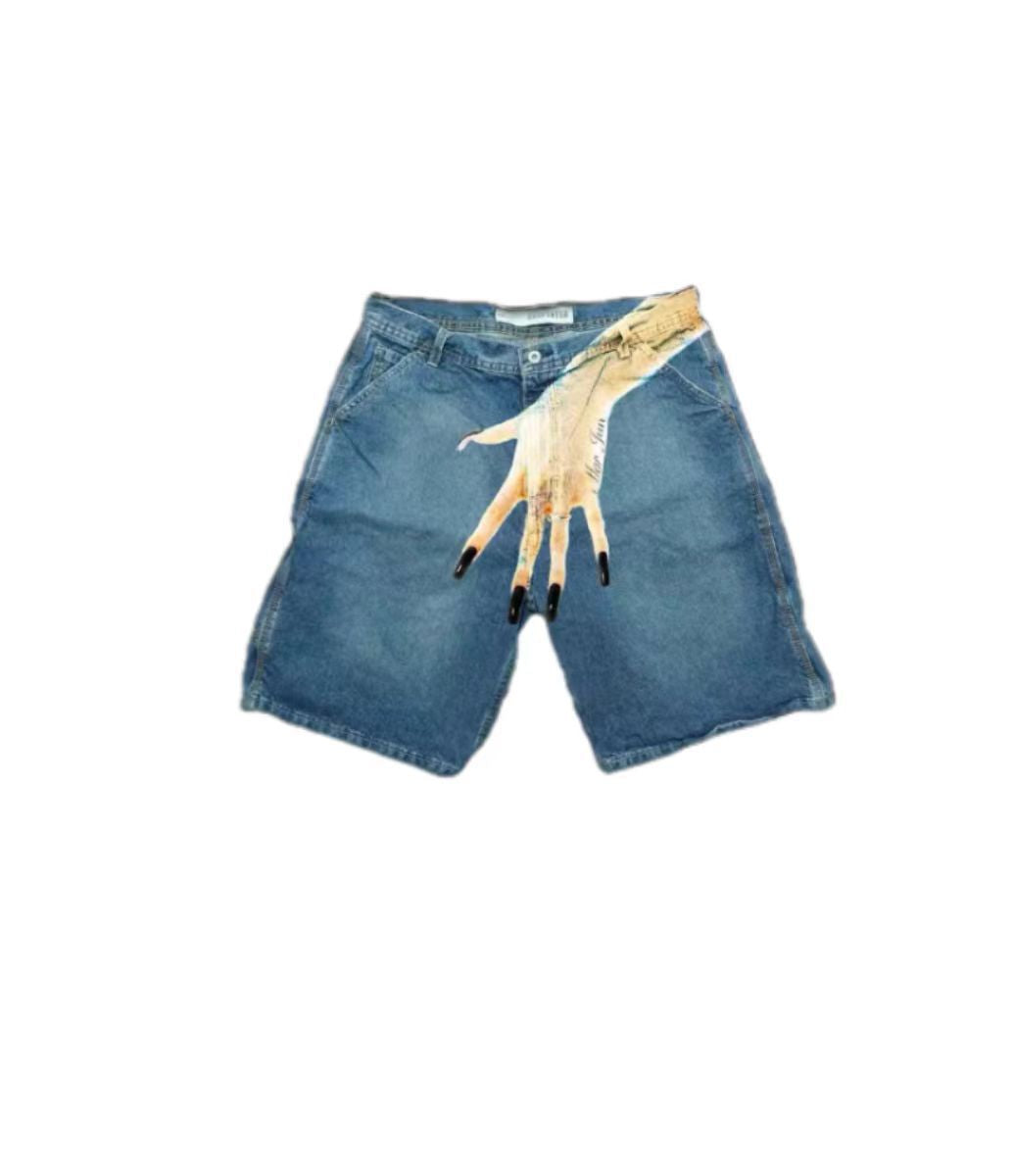 MilkMan Y2K Denim Shorts - Retro Streetwear