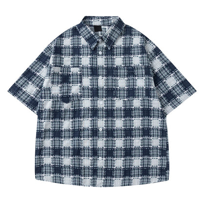 MilkMan Blue Weekend Plaid Shirt