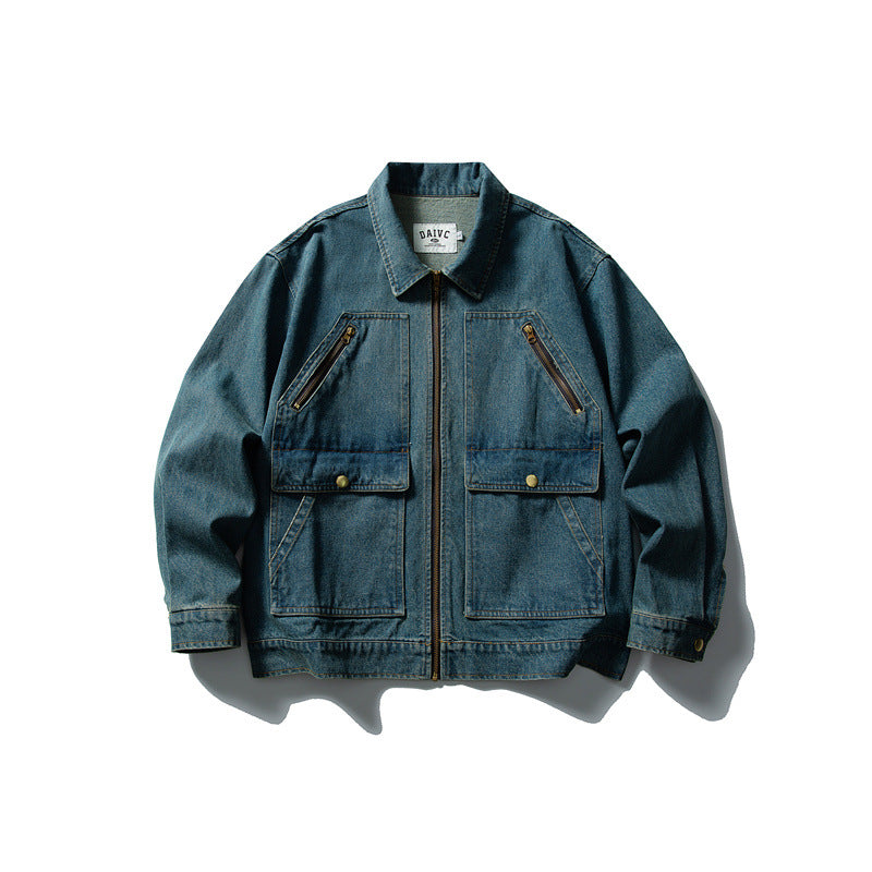 MilkMan Multi-Pocket Denim Jacket