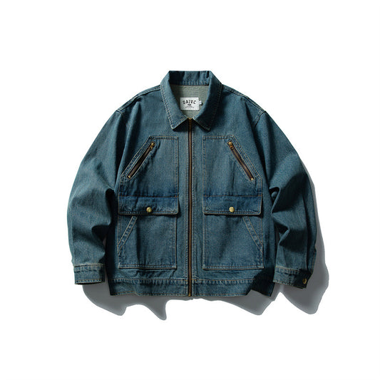 MilkMan Multi-Pocket Denim Jacket