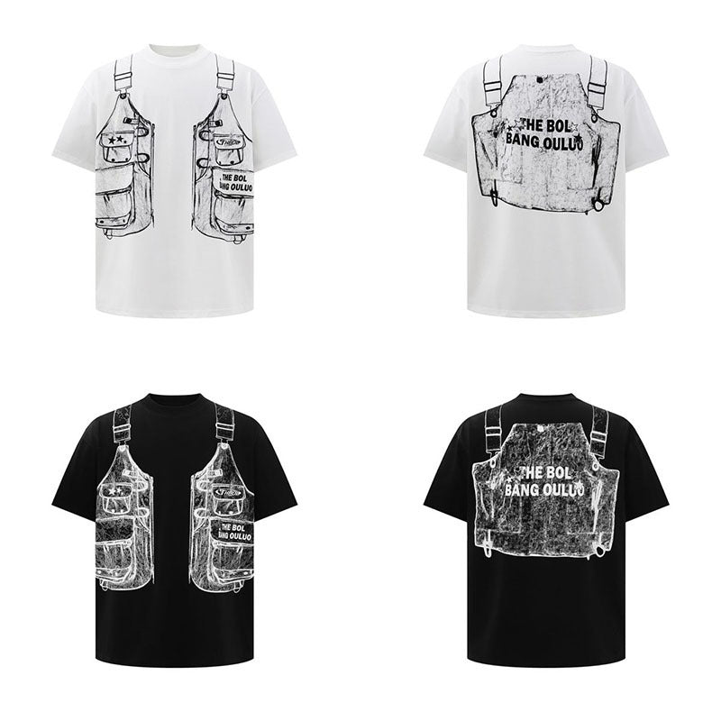 MilkMan Printed Vest Tee