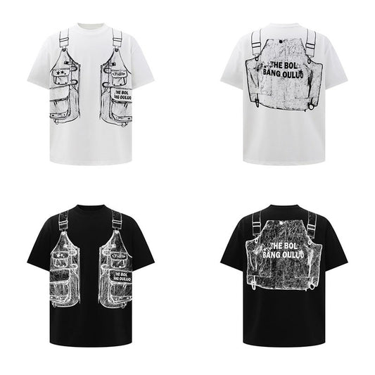 MilkMan Printed Vest Tee