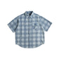 MilkMan Perforated Plaid Shirt