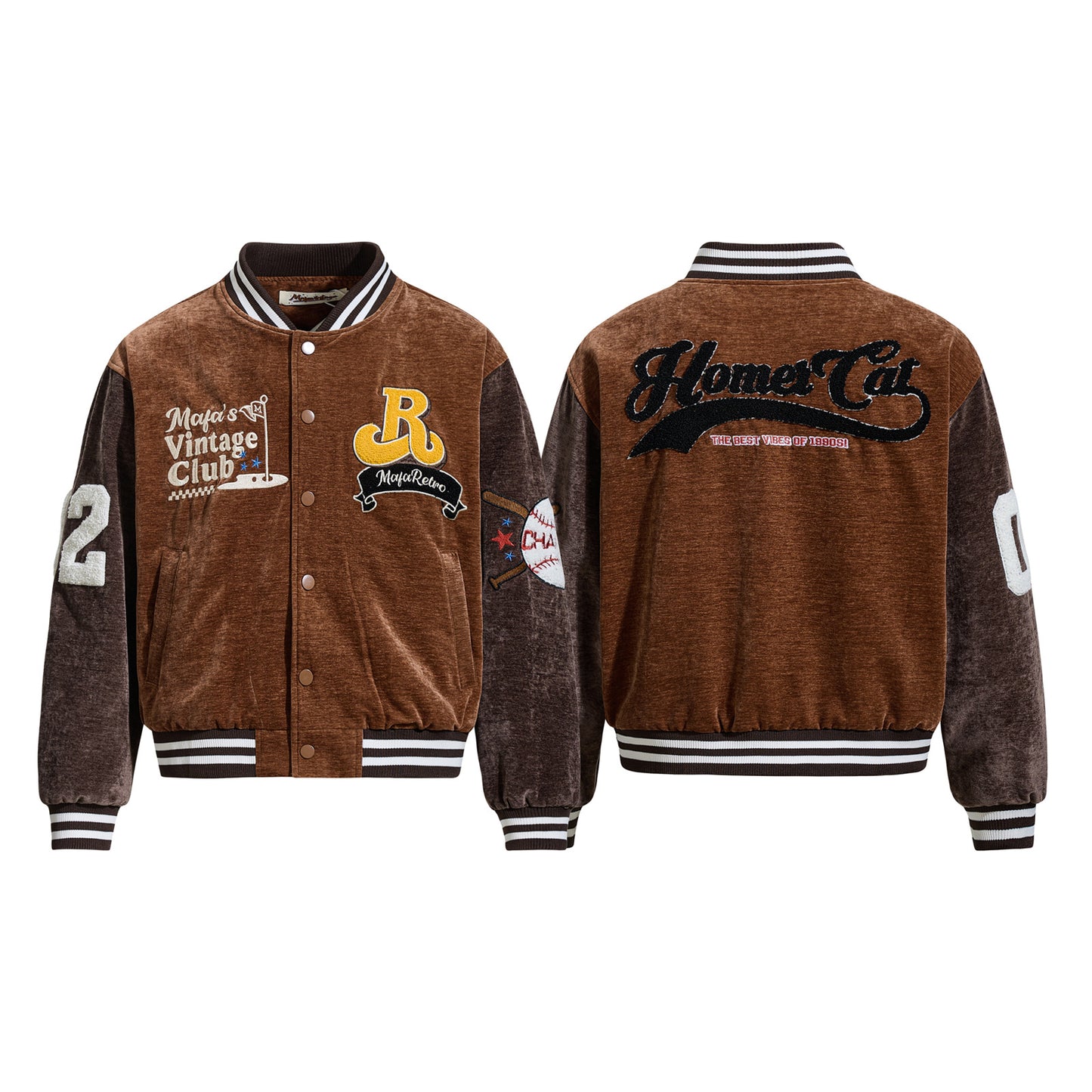 MilkMan Retro Varsity Jacket