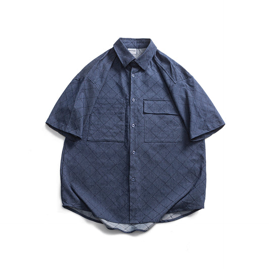 MilkMan Loose Stitch Check Shirt