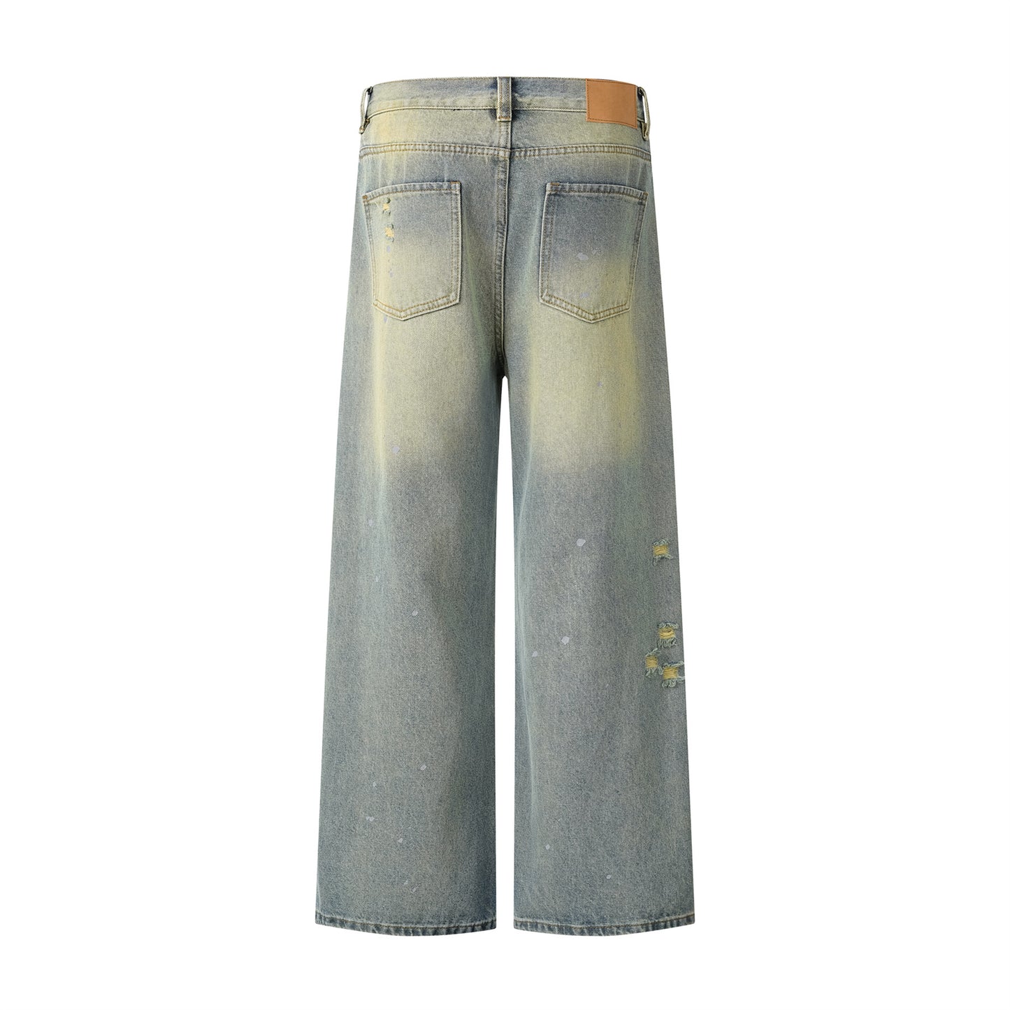 MilkMan Faded Splatter Jeans