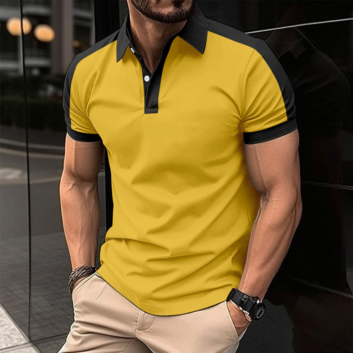 MilkMan Color Block Polo - Modern Edge