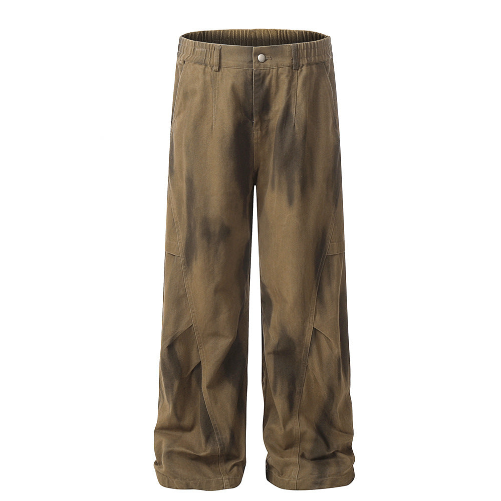 MilkMan Tie-Dye Distressed Denim