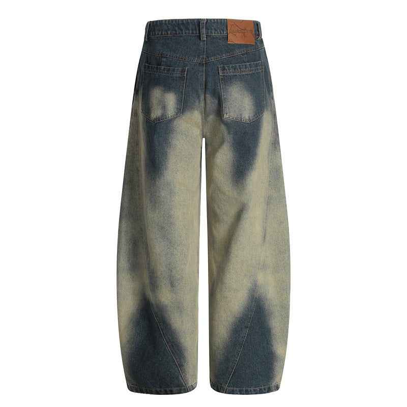 MilkMan Distressed Tapered Denim