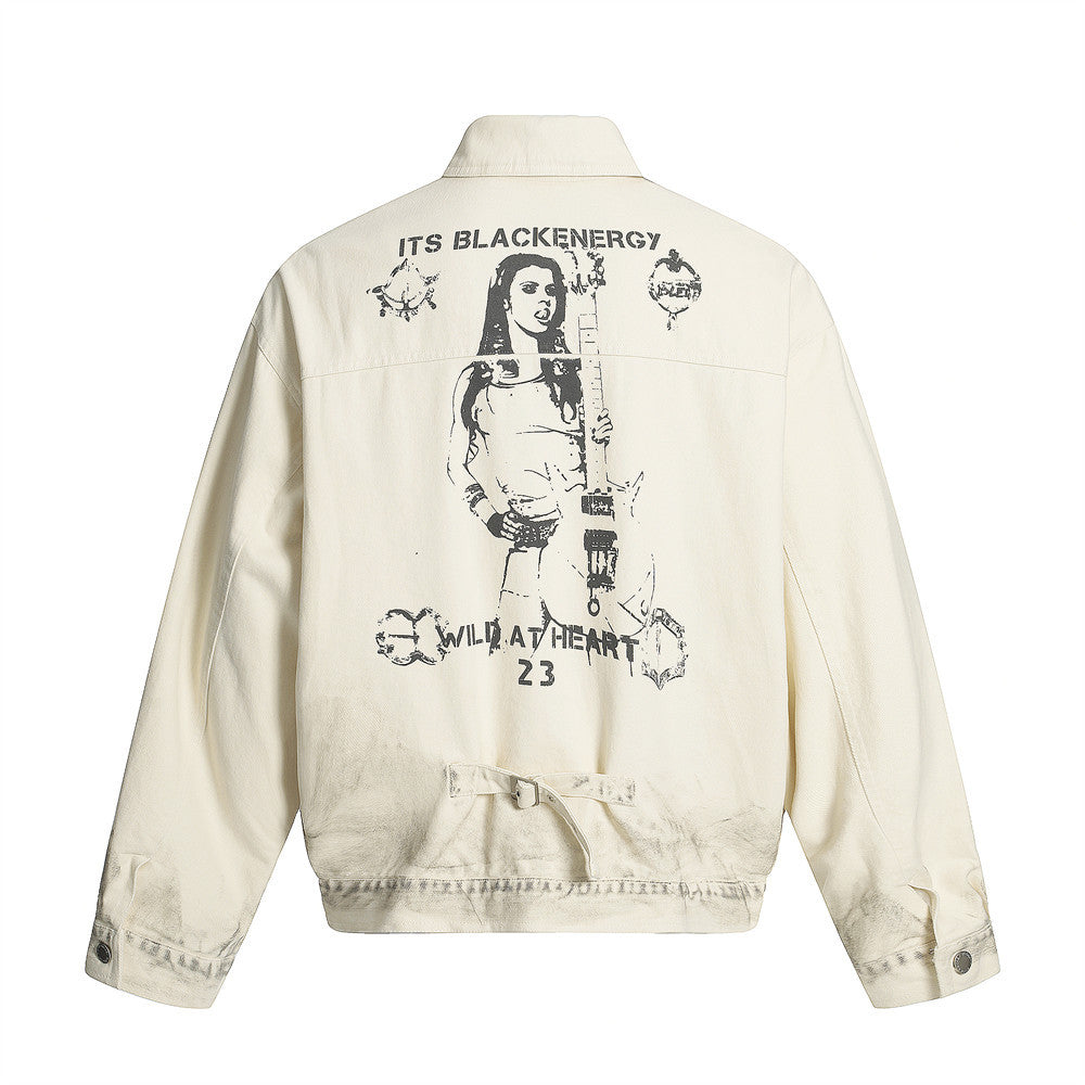 MilkMan Rock Figure Denim Jacket