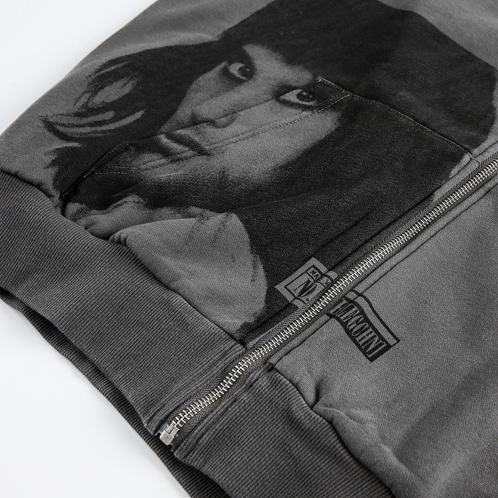 MilkMan Zip Portrait Hoodie