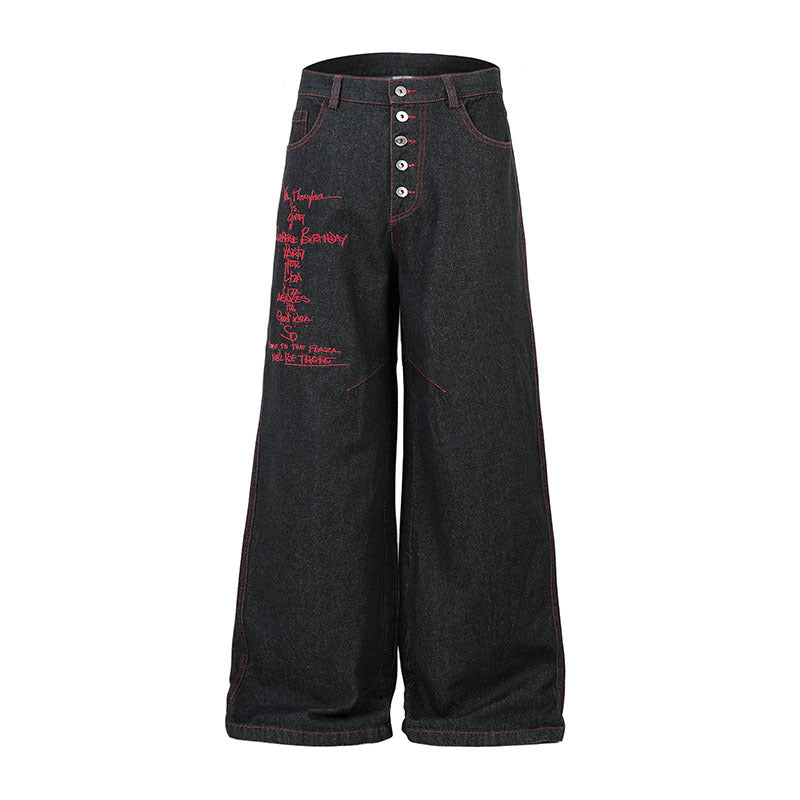 MilkMan Letter Patch Denim