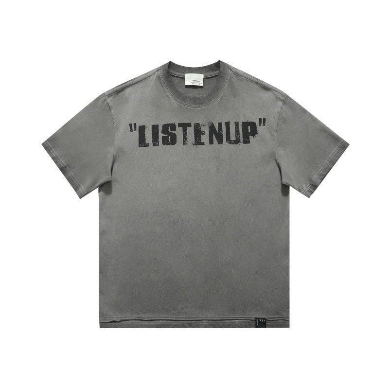 MilkMan Distress Text Tee