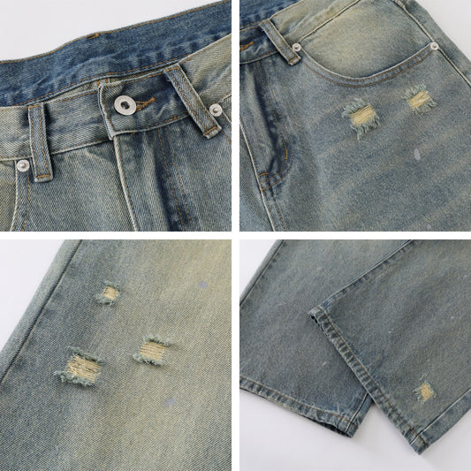 MilkMan Faded Splatter Jeans