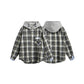 MilkMan Plaid Layer Hoodie