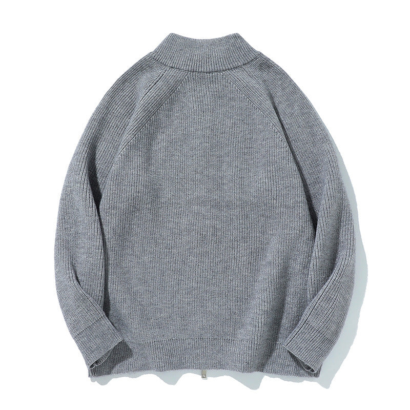 MilkMan Oversized Knit Zip Jacket