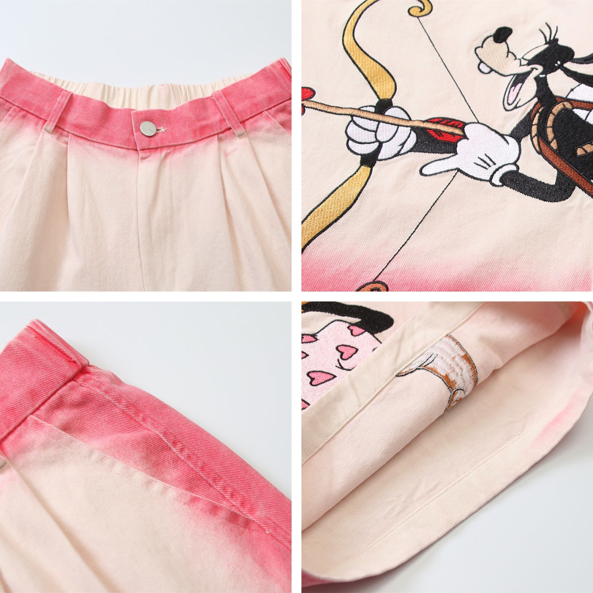 MilkMan Cartoon Denim Shorts