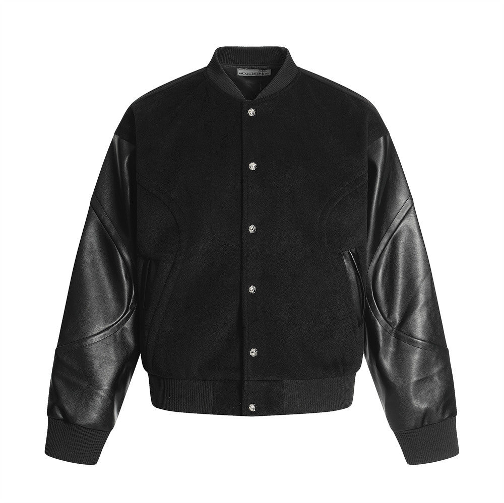 MilkMan Leather Arm Bomber