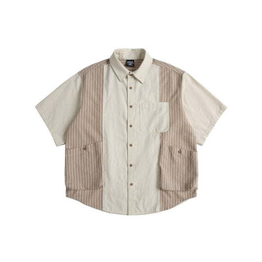 MilkMan Spliced Stripe Shirt