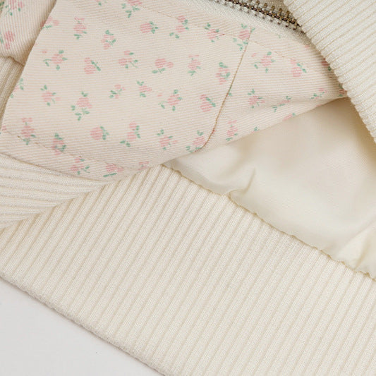 MilkMan Floral Varsity Jacket