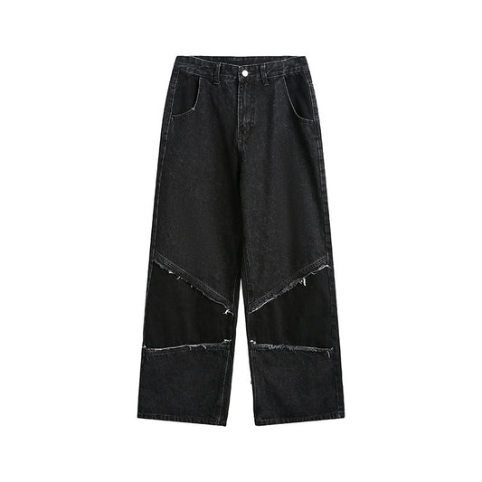 MilkMan Fringe Block Denim