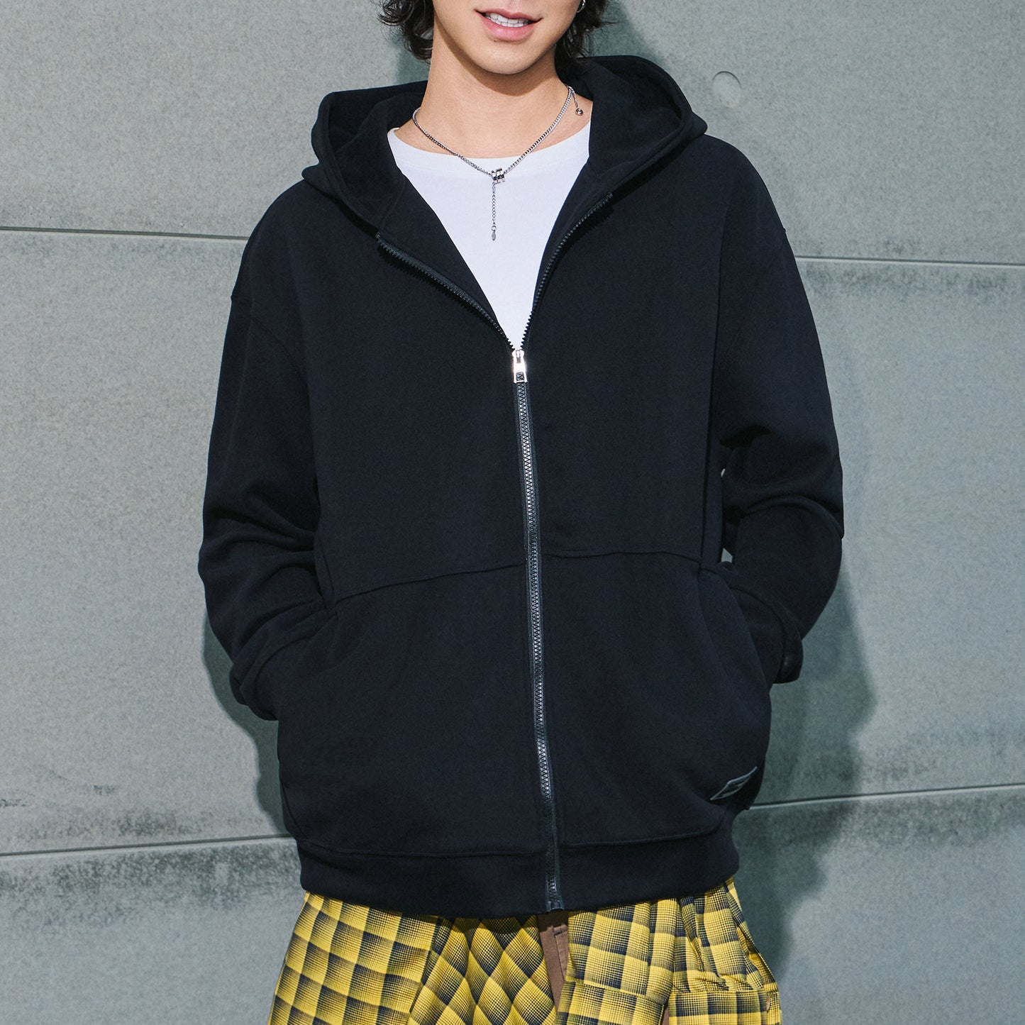 MilkMan Knit Zip Hooded Cardigan