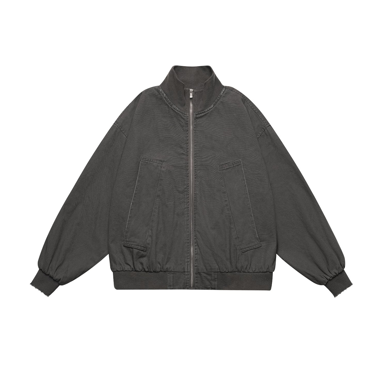 MilkMan Distressed Stand Collar Jacket