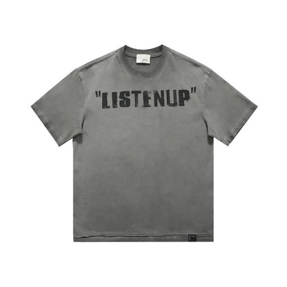 MilkMan Distress Text Tee