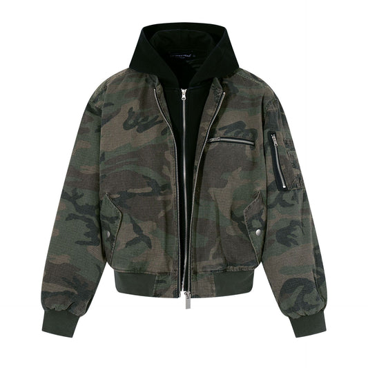 MilkMan Camo Hooded Jacket