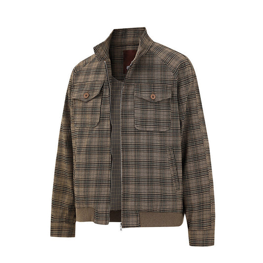 MilkMan Plaid Zip Jacket