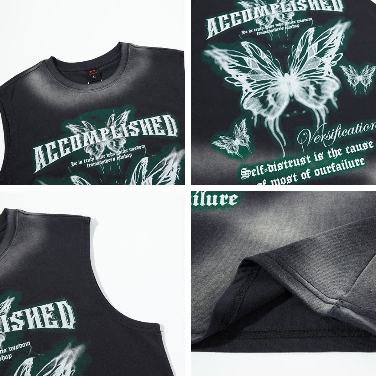 MilkMan Butterfly Graffiti Tank