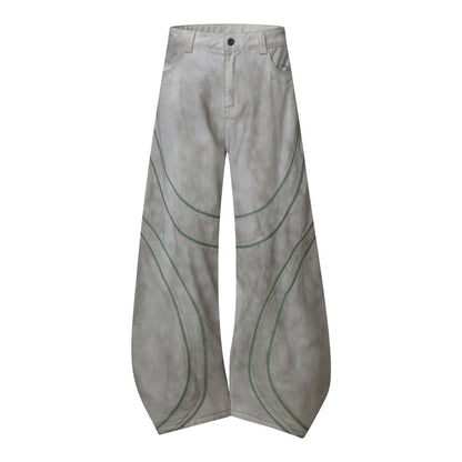 MilkMan Deconstructed Denim Pants