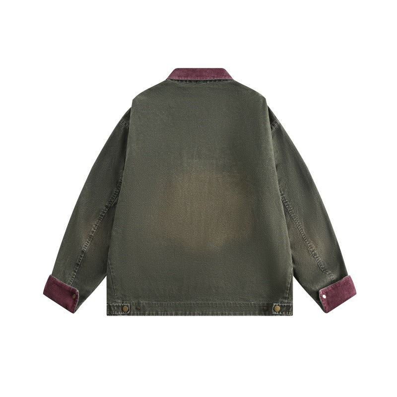 MilkMan Faded Block Cord Jacket