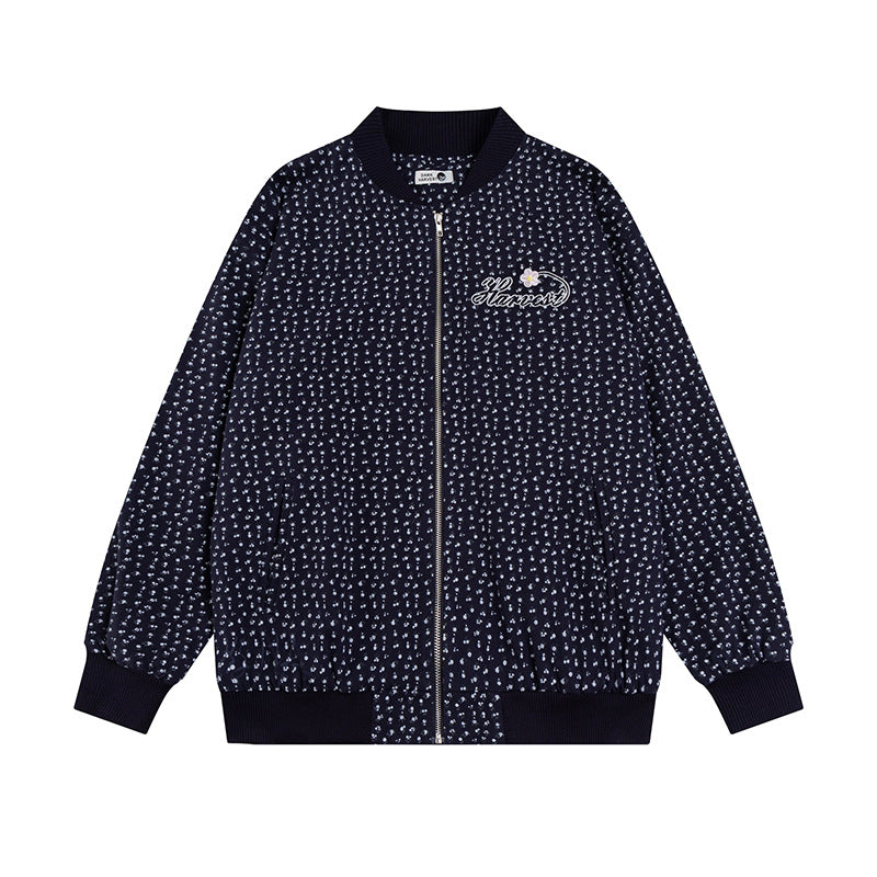 MilkMan Floral Varsity Jacket