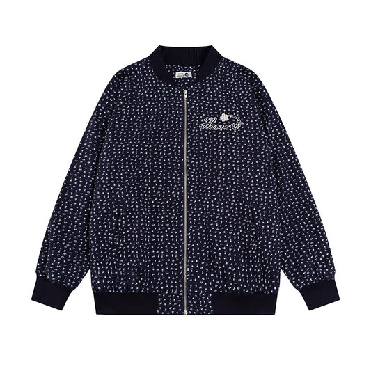 MilkMan Floral Varsity Jacket
