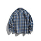 MilkMan Plaid Draped Shirt