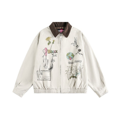 MilkMan Floral Work Jacket