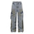 MilkMan Pleated Cargo Jeans