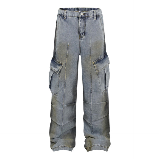 MilkMan Pleated Cargo Jeans