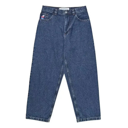 MilkMan Loose-Fit Destroyed Fringed Jeans