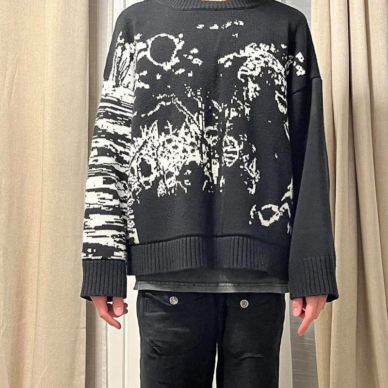 MilkMan Abstract Knit Sweater