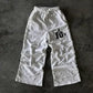 MilkMan Y2K Gothic Hip-Hop Letter Patch Jogger Pants