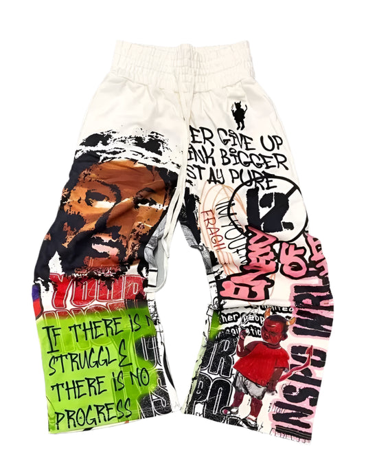 MilkMan Y2K Graffiti Jogger Pants