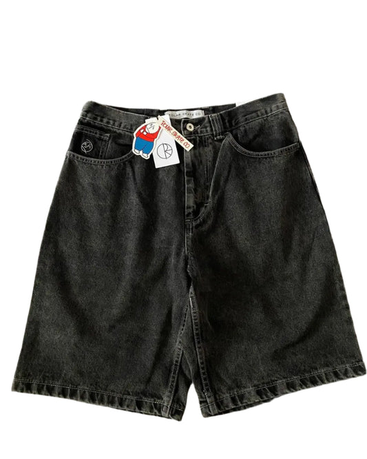 MilkMan Cartoon Embroidered Denim Shorts