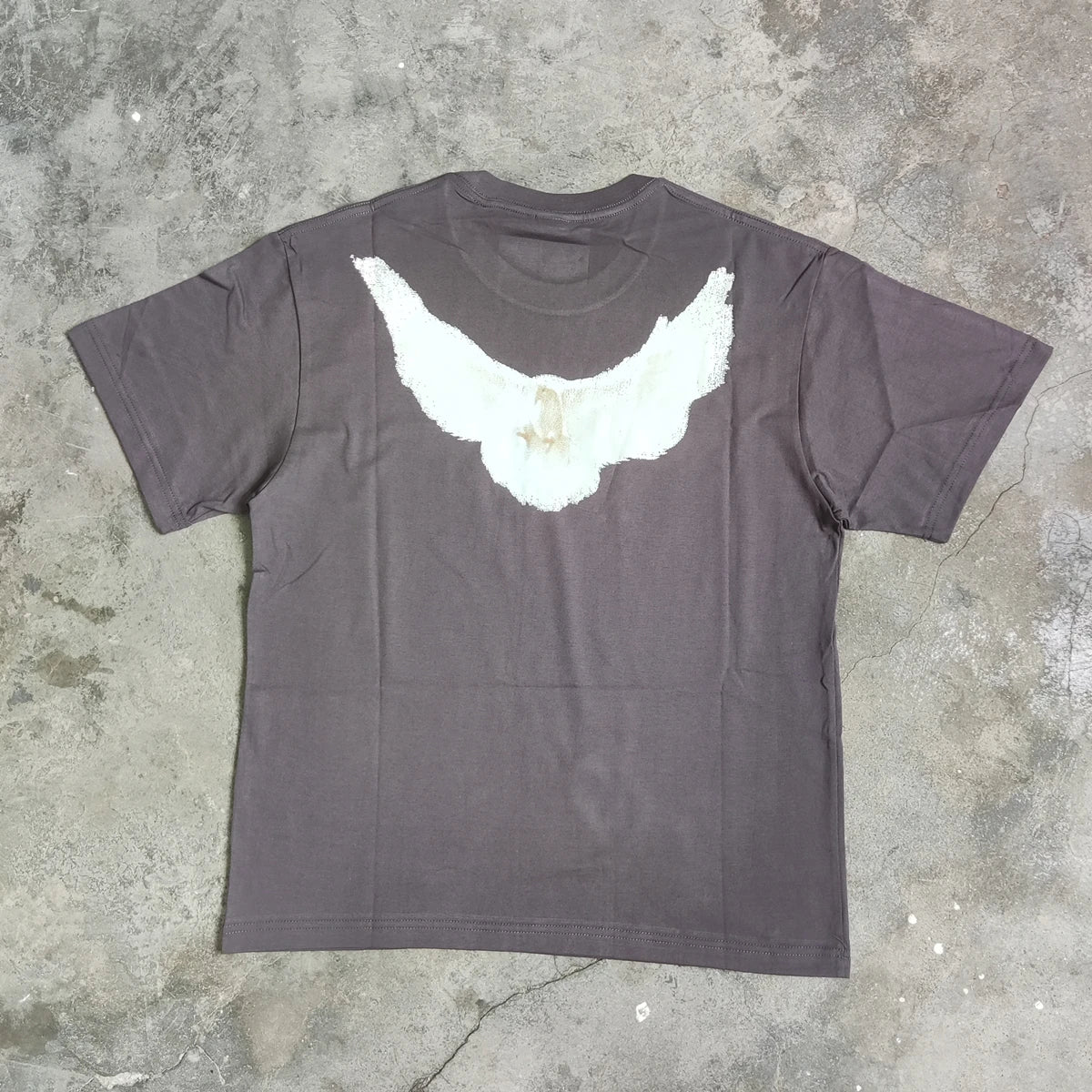 MilkMan Dove Print Cotton Oversized T-Shirt