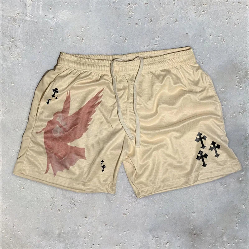 MilkMan Christian Angel Gym Shorts – Faith & Fitness Style