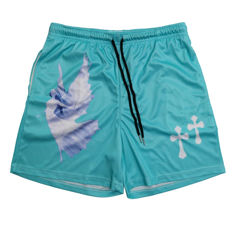 MilkMan Christian Angel Gym Shorts – Faith & Fitness Style