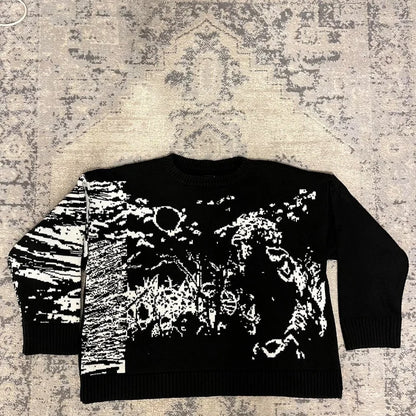 MilkMan Abstract Knit Sweater