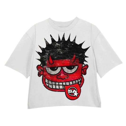 MilkMan Harajuku Devil Graphic Oversized T-Shirt